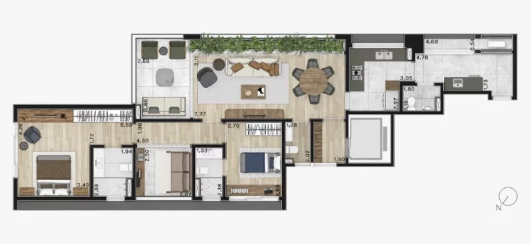 Imagem Cobertura duplex em Pinheiros São Paulo SP, apartamento 3 dormitórios em Pinheiros São Paulo SP, apartamento 3 suítes em Pinheiros Sp, ap 3 quartos SP