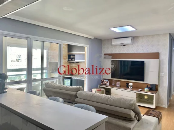 Imagem APARTAMENTO 02 QUARTOS SENDO 01 SUÍTE, R$811.000,00, COM MOVEIS PLANEJADOS, VARANDA GOURMET, AREA DE LAZER COMPLETO, PISCINA, CHURRASQUEIRA E VAGA