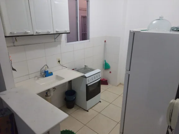 Imagem Apartamento com 2 dormitórios, sala, cozinha americana, banheiro, Garagem com 1 vaga cobertura. O c...