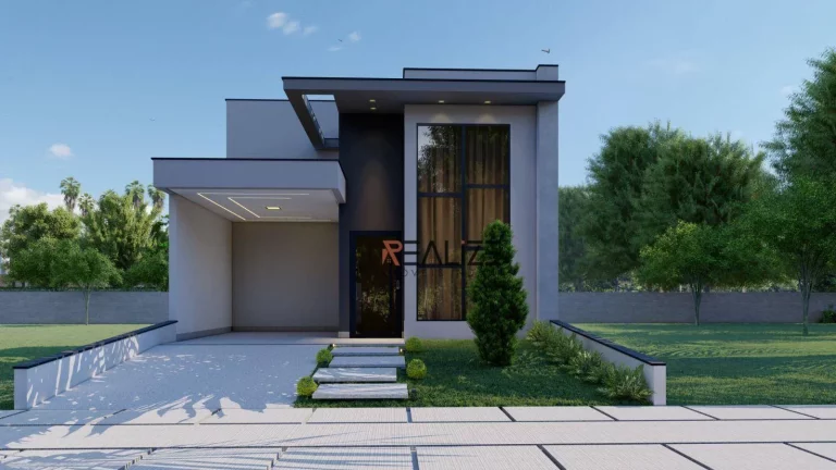 Imagem Casa com 3 suítes e piscina à venda, 155 m² por R$ 1.390.000 - Condomínio Jardim Brescia - Indaiatuba/SP