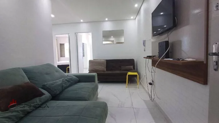Imagem Apartamento com 2 dormitórios à venda, 60 m² por R$ 320.000,00 - Tupi - Praia Grande/SP