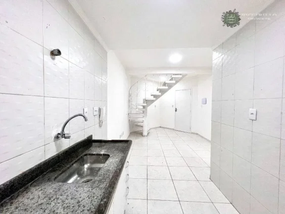 Imagem Casa de condomínio com 2 dormitórios à venda, 65 m² por R$ 370.000 - Canto do Forte - Praia Grande/SP