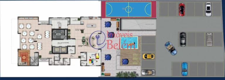 Imagem Apartamento na planta de 2 quartos 49,80m² Na Pedreira