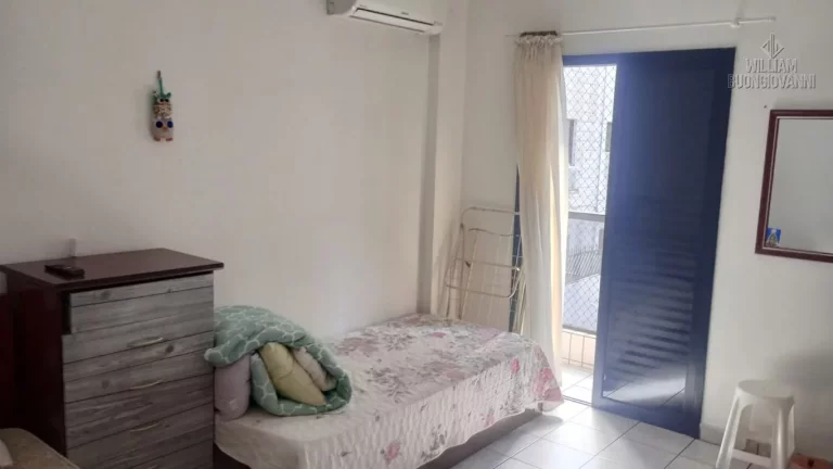 Imagem Apartamento em Praia Grande, Guilhermina, com 1 quarto e sacada, 49m².