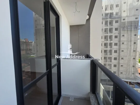 Imagem Apartamento 1 quarto no Ilha de Kiribati. Fechadura eletrônica, duto para coifa, ponto de lava-louças e lazer completo com piscina e sauna.