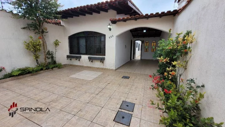 Imagem Casa com 3 dormitórios à venda, 136 m² por R$ 690.000,00 - Jardim Imperador - Praia Grande/SP