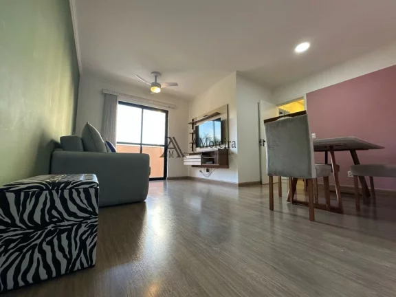 Imagem Apartamento à venda em Jundiaí-SP, no Parque Residencial Eloy Chaves, Cond. Chácara Primavera: 3 quartos, 2 salas, 1 banheiro, 1 vaga, 75m²