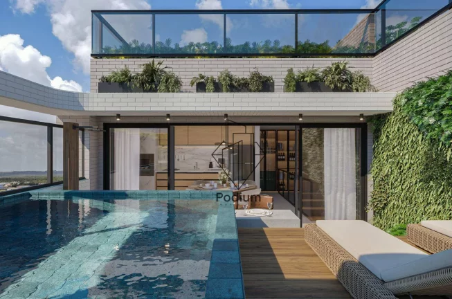 Imagem Cobertura Duplex com varanda / sacada gourmet e piscina privativa a 200m da praia de Camboinha / Cabedelo - CO0208