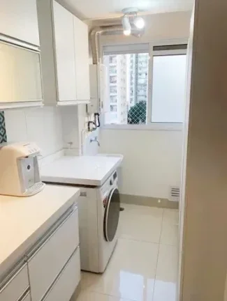Imagem Apartamento 64M², 2Q, 1 Suíte, 2 Banheiros, 1 Vaga, Academia, Piscina, Churrasqueira, Salão de Festas e Jogos, Quadra, Sauna, Espaço gourmet, Jardim.