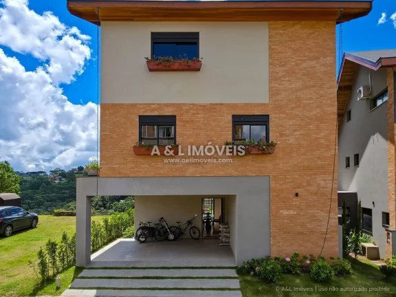 Imagem Casa em Condomínio Campos do Jordão | 4 Suítes Porteira Fechada