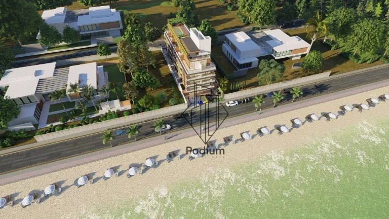 Imagem Flats Térreo com área privativa a beira mar da praia de Cabo Branco - FL0288