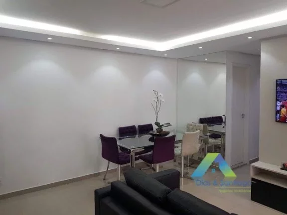 Imagem RUDGE RAMOS Apartamento 66M², 2 dormitórios, 1 suíte, 1 vaga, lazer completo ótima localização e valor !!!