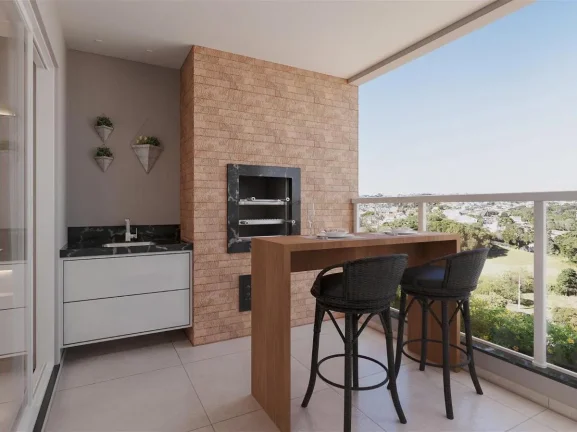 Imagem Apartamento 2 quartos novo. Bairro Boa Vista em Curitiba.