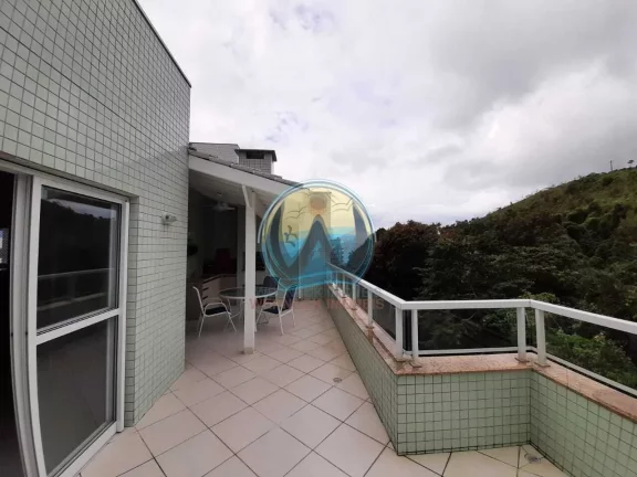 Imagem Conheça essa incrível cobertura à venda em Ubatuba-SP, bairro Praia Grande: 3 quartos, 3 suítes, 1 sala, 4 banheiros, 3 vagas de garagem, 132m².