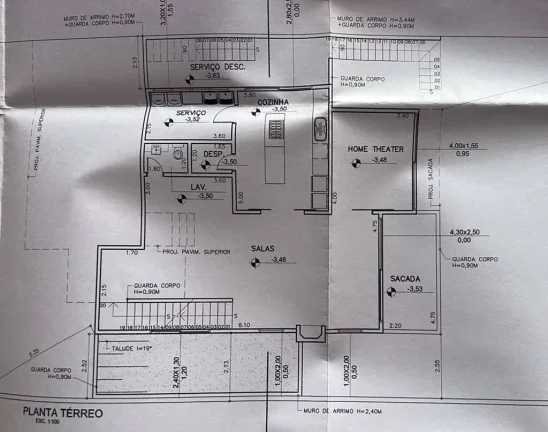 Imagem Cond. Golf Village (LOTE) 578,70 m² alto em declive, com linda vista!