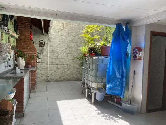 Imagem Casa Sobrado 3 Dormitórios Quintal Churrasqueira Próximo Bosque Maia À Venda, 205 m² por R$ 830.000 - Jardim Santa Cecília - Guarulhos/SP - SO5261