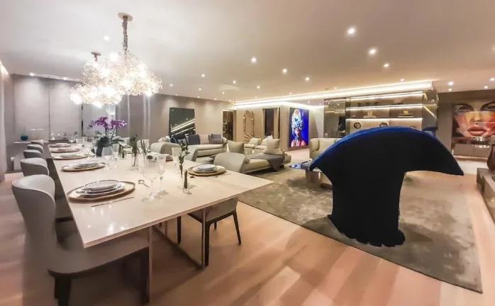 Imagem Apartamento de luxo em Moema By Yoo: 4 quartos, 4 suítes, 5 banheiros e 269m² à venda em São Paulo-SP! Aproveite!