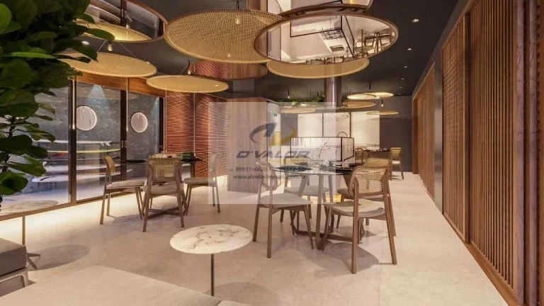 Imagem Vendo flats com 1 ou 2 quartos, em prédio pé na areia da praia do Bessa, com tamanhos de 44 m² à 60 m²