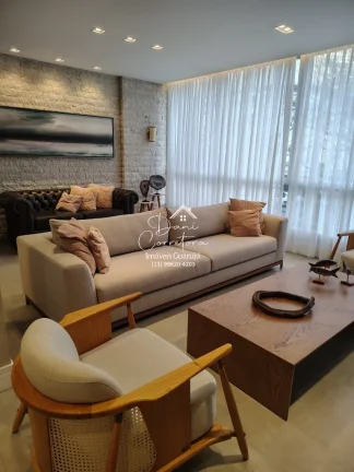 Imagem Imperdível apartamento à venda em Guarujá-SP, Pitangueiras: 3 quartos, 1 suíte, 2 salas, 3 banheiros, 1 vaga, 130m².