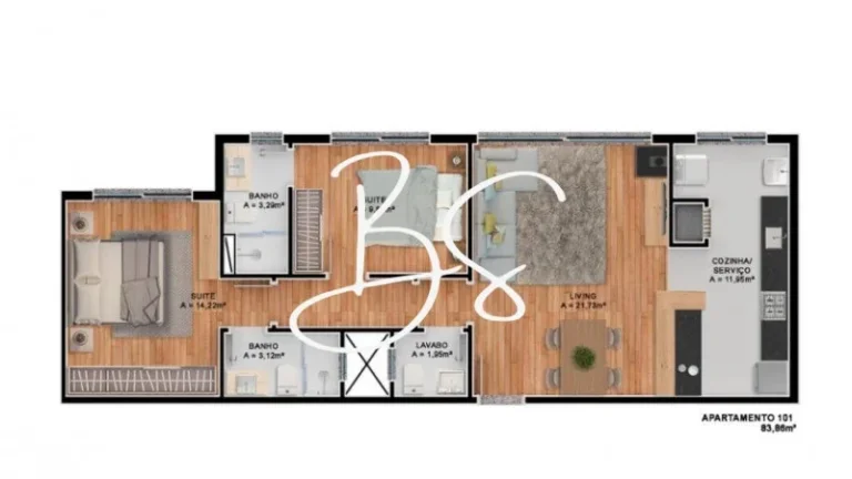 Imagem Apartamento RESIDENCIAL em CANELA - RS, Centro