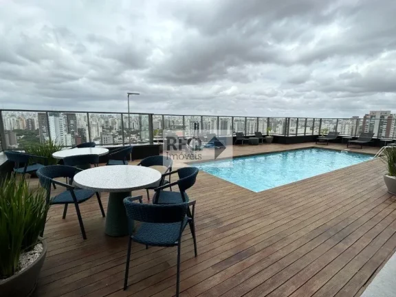 Imagem Studio de luxo no Brooklin Paulista: 1 quarto, 1 suíte, 1 banheiro, 27m² de área - Venda ou Locação em SP!