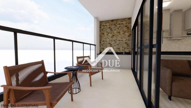 Imagem Apartamento com 2 quartos c/ lazer à venda, 75 m² por R$ 994.420 - José Menino - Santos/SP