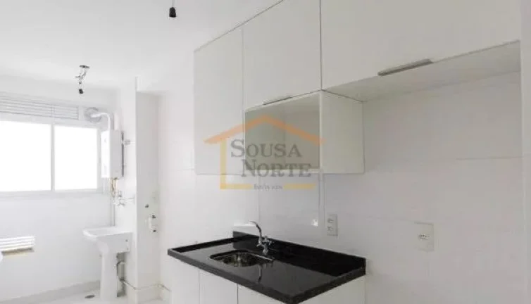 Imagem Apartamento de 55 m², com 2 dormitórios, sendo 1 suíte, 2 banheiros, sala, varanda, cozinha com a...