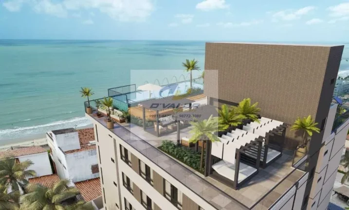 Imagem Vendo Flats de 22,80 à 36,96m², na melhor localização da praia de Manaíra