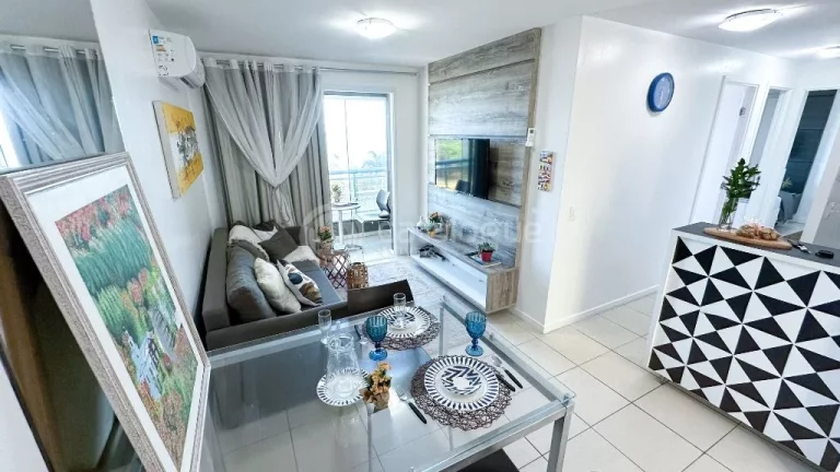 Imagem Aluguel Na Roberto Freire de 2 quartos sendo 1 suíte no Ed.Ahead Mobiliado