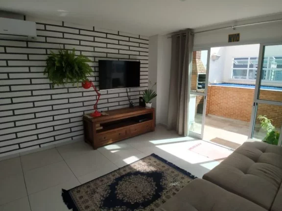 Imagem COBERTURA DUPLEX COM 3 DORMITÓRIOS À VENDA, 208 M² POR R$ 1.290.000 - MARAPÉ - SANTOS/SP