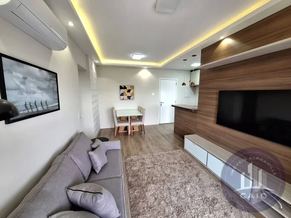 Imagem Apartamento Mobiliado, 50 m² - venda e aluguel R$ 4.700/mês - Alphaville/SP