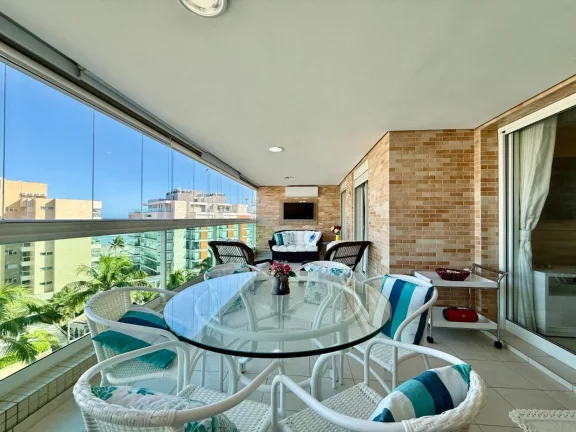 Imagem Apartamento de Luxo à Venda na Riviera de São Lourenço Módulo 07: 3 Quartos, 2 Suítes, 3 Salas, 2 Vagas de Garagem, 118m² de Puro Conforto.