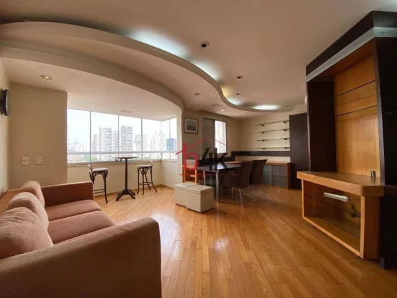 Imagem Apartamento, 80 m2 com 1 dormitório à venda, 2 vagas - Brooklin