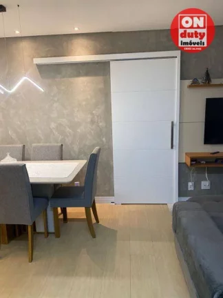 Imagem Apartamento com 2 dormitórios à venda, 45 m² por R$ 320.000,00 - Areia Branca - Santos/SP