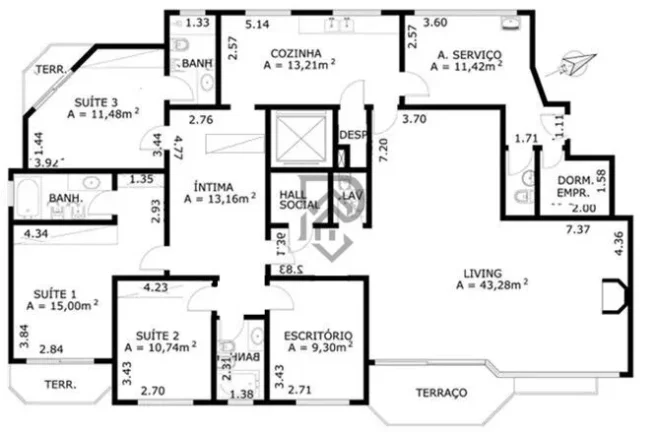 Imagem Apartamento 190m² no coração do Itaim Bibi