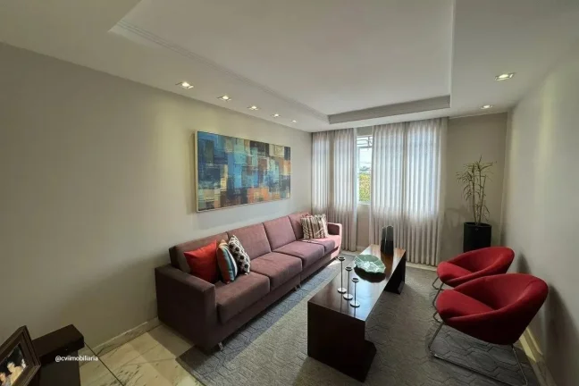 Imagem Localizado em Belo Horizonte, este apartamento de 97 metros quadrados oferece um espaço confortáve...