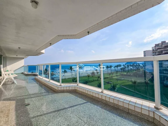 Imagem Belíssimo Apartamento Pé na Areia Fontal para Locação, com 4 suítes, com 186,79m² de área útil 2 vagas