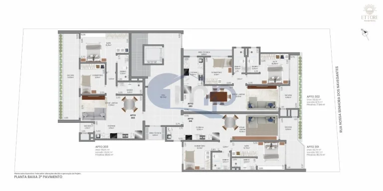 Imagem Apartamento á venda com 2 dormitórios na Praia da Cal em Torres/RS