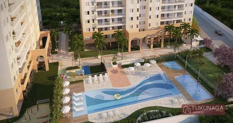 Apartamento com 2 Quartos à Venda, 52 m² em Jardim Flor Da Montanha - Guarulhos