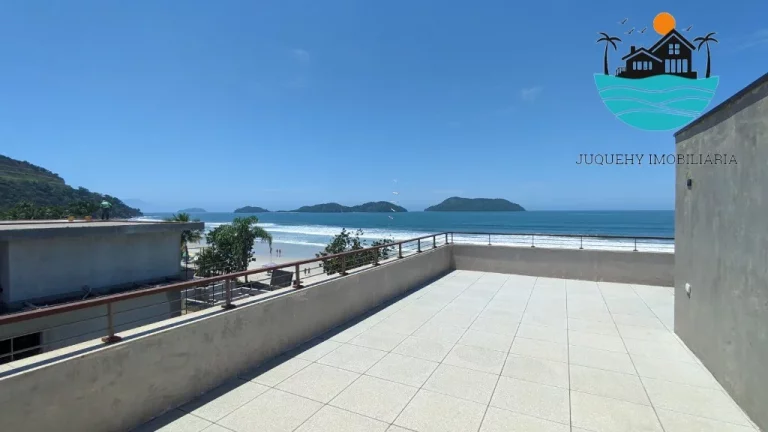 Imagem PÉ NA AREIA JUQUEHY - 5 Suítes, piscina, jacuzzi, terraço gourmet, vista para as ilhas, churrasqueira, 383 m² | Juquehy Imobiliária