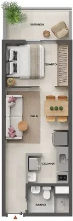 Imagem APARTAMENTO RESIDENCIAL em Rio de Janeiro - RJ, Tijuca