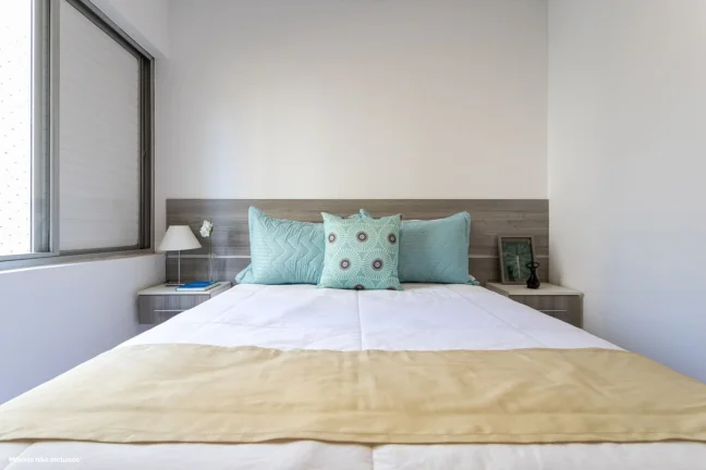 Imagem Apartamento 65M², 2Q, 1 Banheiro, 1 Vaga, Armários, Jardim.
