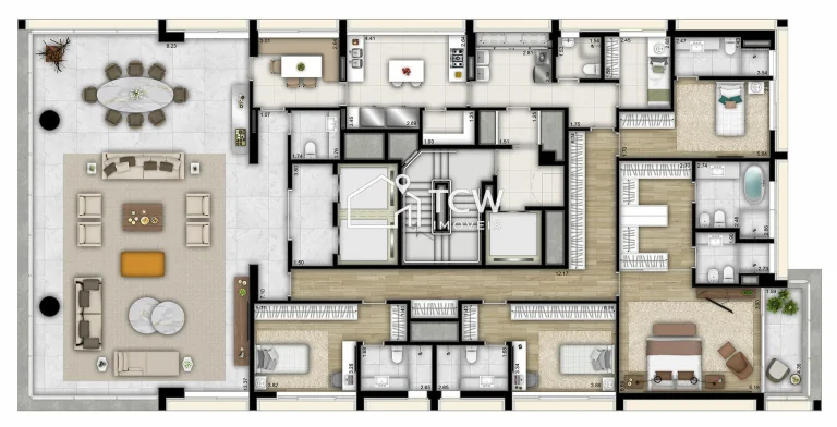Imagem Apartamento à venda no bairro Vila Nova Conceição - São Paulo/SP, Zona Sul