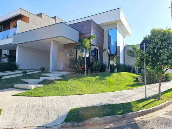 Imagem Casa de esquina com 3 suítes e escritório à venda, 233 m² por R$ 1.915.000 - Condomínio Fechado - Indaiatuba/SP