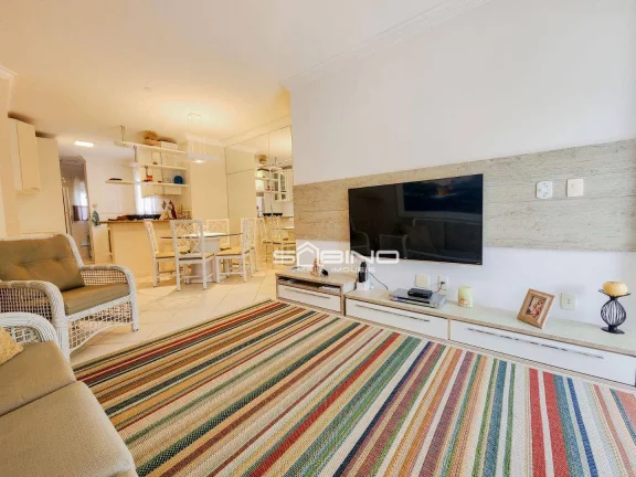 Imagem Apartamento Pé na Areia Frontal a venda, com 3 dormitórios 96m², 2 vagas - em Riviera de São Lourenço Bertioga S/P