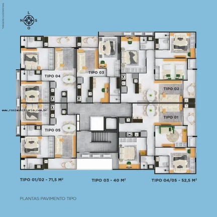 Imagem Apartamento 2 qtos para comprar no Bessa em João Pessoa/PB