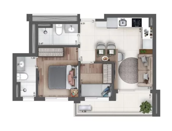 Imagem APARTAMENTO RESIDENCIAL em São Paulo - SP, Santo Amaro