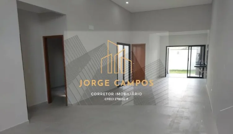 Imagem CA-26310 - CASA NOVA 3 DORM À VENDA NO PORTAL DOS PÁSSAROS, SÃO JOSÉ DOS CA
