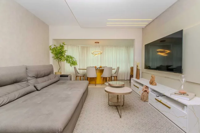 Imagem Apartamento mobiliado com 3 dormitórios sendo 1 suíte e 2 vagas no Fazenda em Itajaí/SC