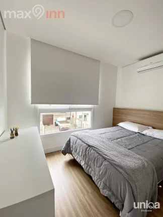 Apto 02 dormitório 100% mobiliado com garagem no ed ADORO para alugar Próximo a